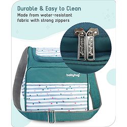 Babyhug Mini & Compact Sling Diaper Bag Abstract Print- Blue
