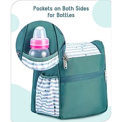 Babyhug Mini & Compact Sling Diaper Bag Abstract Print- Blue