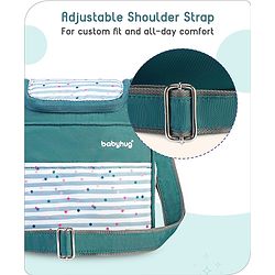 Babyhug Mini & Compact Sling Diaper Bag Abstract Print- Blue