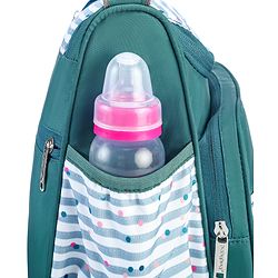 Babyhug Mini & Compact Sling Diaper Bag Abstract Print- Blue