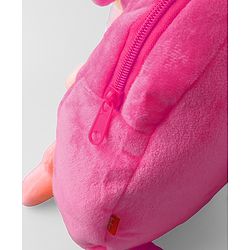Babyhug Fashion Backpacks Mermaid Applique - Dark Pink