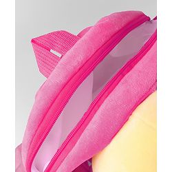 Babyhug Fashion Backpacks Mermaid Applique - Dark Pink