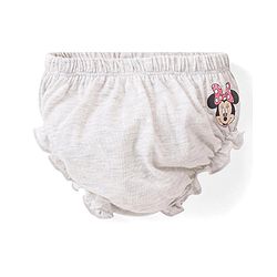 Babyhug Disney Interlock Knit Panties with Minnie Mouse Graphics Pack of 3 - Pink Yellow & White