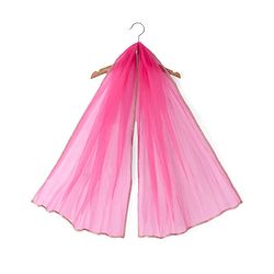 Babyhug Frill Sleeves Kota Bandhani Choli Lehenga & Dupatta Set with Sequin and Tassles Detailing -Fuschia