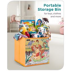 Babyhug Disney Foldable Storage Bin Winnie The Pooh Theme- Orange