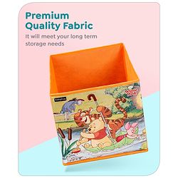 Babyhug Disney Foldable Storage Bin Winnie The Pooh Theme- Orange