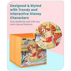 Babyhug Disney Foldable Storage Bin Winnie The Pooh Theme- Orange