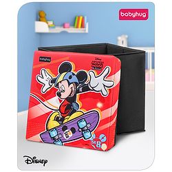 Babyhug Disney Foldable Storage Box with Lid The Lion King Theme- Blue| Collapsible Design| Versatile Use| Toys and Books Organizer| Trendy Storage Solution