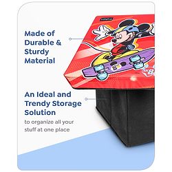 Babyhug Disney Foldable Storage Box with Lid The Lion King Theme- Blue| Collapsible Design| Versatile Use| Toys and Books Organizer| Trendy Storage Solution