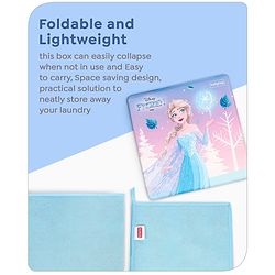 Babyhug Disney Foldable Storage Box with Lid The Lion King Theme- Blue| Collapsible Design| Versatile Use| Toys and Books Organizer| Trendy Storage Solution