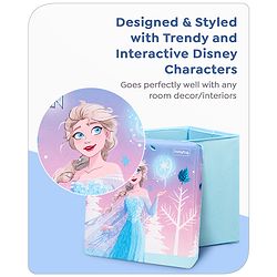 Babyhug Disney Foldable Storage Box with Lid The Lion King Theme- Blue| Collapsible Design| Versatile Use| Toys and Books Organizer| Trendy Storage Solution