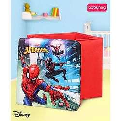 Babyhug Disney Foldable Storage Box with Lid The Lion King Theme- Blue| Collapsible Design| Versatile Use| Toys and Books Organizer| Trendy Storage Solution