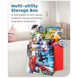Babyhug Disney Foldable Storage Box with Lid The Lion King Theme- Blue| Collapsible Design| Versatile Use| Toys and Books Organizer| Trendy Storage Solution
