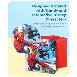 Babyhug Disney Foldable Storage Box with Lid The Lion King Theme- Blue| Collapsible Design| Versatile Use| Toys and Books Organizer| Trendy Storage Solution