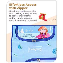 Babyhug Disney 4 Shelved Almirah With Wheels Winnie The Pooh Theme - Yellow