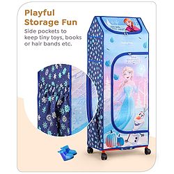Babyhug Disney 4 Shelved Almirah With Wheels Winnie The Pooh Theme - Yellow
