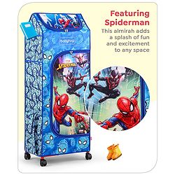Babyhug Disney 4 Shelved Almirah With Wheels Winnie The Pooh Theme - Yellow