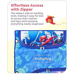 Babyhug Disney 4 Shelved Almirah With Wheels Winnie The Pooh Theme - Yellow