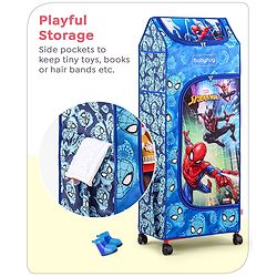 Babyhug Disney 4 Shelved Almirah With Wheels Winnie The Pooh Theme - Yellow
