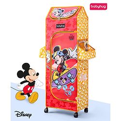 Babyhug Disney 5 Shelved Almirah With Wheels The Lion King Theme - Blue