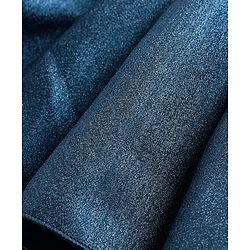 Babyhug Woven Singlet Sleeves Fit & Flared Party Frock with Floral Corsage - Teal Blue
