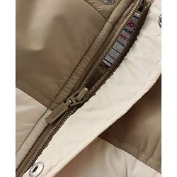Babyhug Woven Full Sleeves Solid Color Padded Jacket With Removable Hoodie - Cream