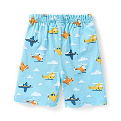 Babyhug Cotton Half Sleeves Night Suit With Airplanes Print - Blue