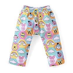 Babyhug Disney Cotton Knit Full Length Leggings with Winnie the Pooh Graphics Pack of 3 - Multicolour