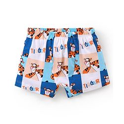Babyhug Disney Cotton Knit Striped & Winnie Pooh Printed Boxers Pack of 3 - Multicolour