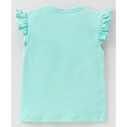 Babyhug Disney Cotton Knit Frill Sleeves Front Open Jhablas with Polka Dots & Winnie The Pooh Print Pack of 3  - Pink White & Green