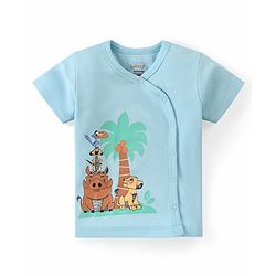 Babyhug Disney Cotton Half Sleeves Jhablas With Stripes & Lion King Graphics Pack of 3 - Multicolour