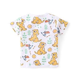 Babyhug Disney Cotton Half Sleeves Jhablas With Stripes & Lion King Graphics Pack of 3 - Multicolour