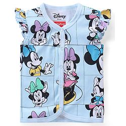 Babyhug Interlock Frill Sleeves Front Open Jhablas Minnie Mouse Print Pack of 3 - Multicolour