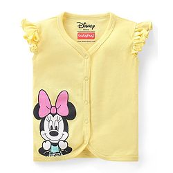 Babyhug Interlock Frill Sleeves Front Open Jhablas Minnie Mouse Print Pack of 3 - Multicolour