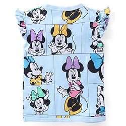 Babyhug Interlock Frill Sleeves Front Open Jhablas Minnie Mouse Print Pack of 3 - Multicolour