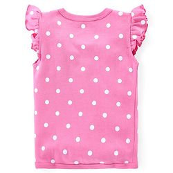 Babyhug Disney Interlock Knit Frill Sleeves Front Open Jhablas with Polka Dots &  Minnie Mouse Print Pack of 3 - Pink Yellow & Purple
