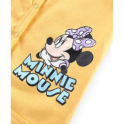 Babyhug Disney Interlock Knit Frill Sleeves Front Open Jhablas with Polka Dots &  Minnie Mouse Print Pack of 3 - Pink Yellow & Purple