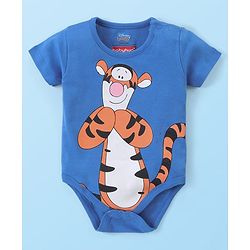 Babyhug Disney Cotton Knit Half Sleeves Onesies with Winnie The Pooh Graphics Pack of 3 - Multicolour