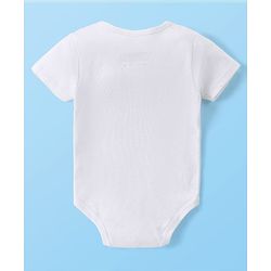 Babyhug Disney Cotton Knit Half Sleeves Onesies with Winnie The Pooh Graphics Pack of 3 - Multicolour