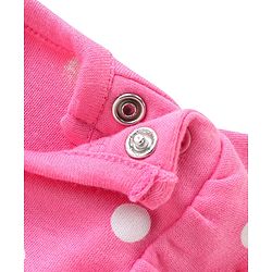 Babyhug Disney Cotton Knit Frill Sleeves Onesies with Winnie The Pooh Graphics Pack Of 3 - Multicolour