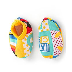 Babyhug Disney  Cap Mitten & Booties With Mickey Mouse All Over Print- Yellow