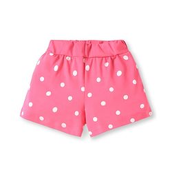 Babyhug Disney Single Jersey Knit Half Sleeves Shorts Night Suit with 101 Dalmatian Graphics - Navy Blue & Pink