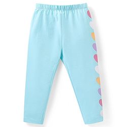 Babyhug Cotton Knit Full  Length Leggings Polka Dots &  Heart Print Pack of 3 - Multicolour