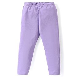 Babyhug Cotton Knit Full Length Leggings with Polka Dots & Unicorn Print Pack of 3 - Multicolour