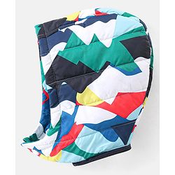 Babyhug Full Sleeves Jacket with Removable Hood &  Abstract Print - Multicolour