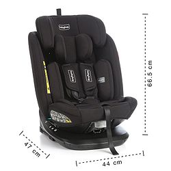 Babyhug R-129 Kids Isofix Convertible Car Seat - Black