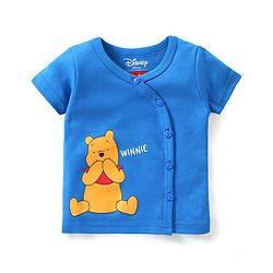 Babyhug Disney Cotton Knit Half Sleeves Jhabla with Winnie The Pooh Graphics Pack of 3 - Multicolour