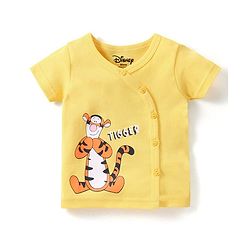 Babyhug Disney Cotton Knit Half Sleeves Jhabla with Winnie The Pooh Graphics Pack of 3 - Multicolour