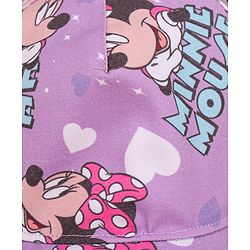 Babyhug Disney Summer Cap With Minnie Mouse Graphics - Purple