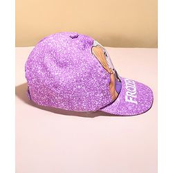 Babyhug Disney Summer Cap With Disney Princess Graphics - Purple
